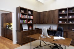 jwh walnut office built ins