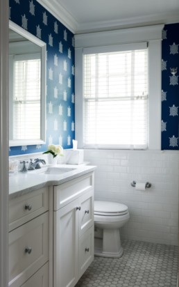 jwh blue and white kids bath