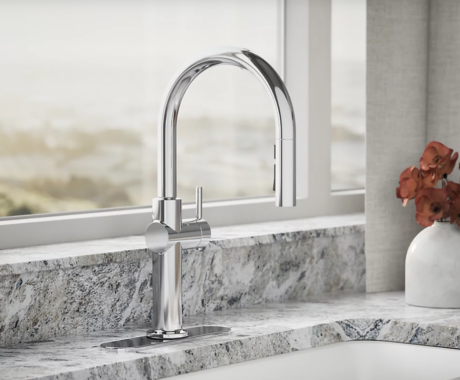 JWH recommends a Kohler touch free faucet.