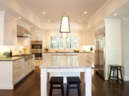 jwh white transitional kitchen island