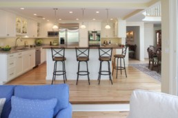 fairfield kitchen renovation by jwh bar seating