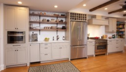 jwh farmhouse kitchen wood beams