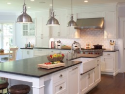 jwh transitional kitchen custom white cabinets