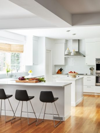 White quartz countertops