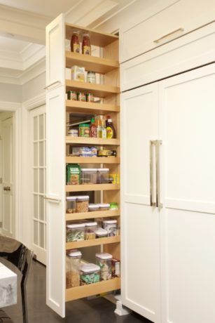 Tall pantry pull out